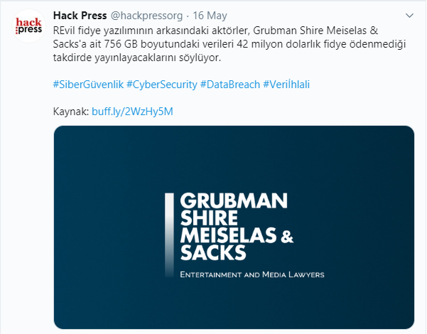 Hack Press tarafından paylaşılan tweet 2